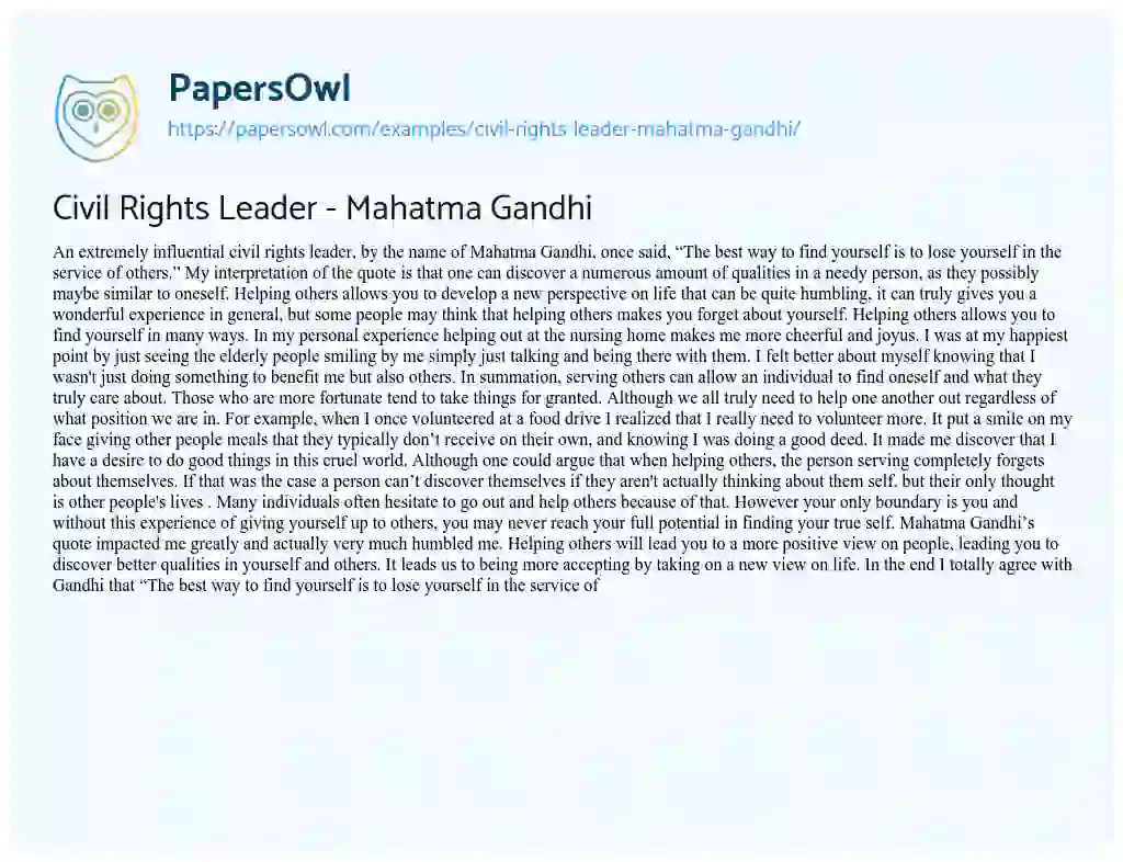 essay on civil rights in india