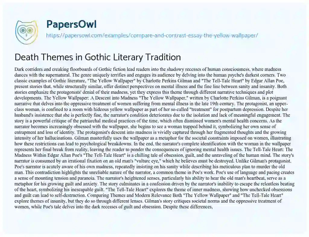 compare contrast essay papers