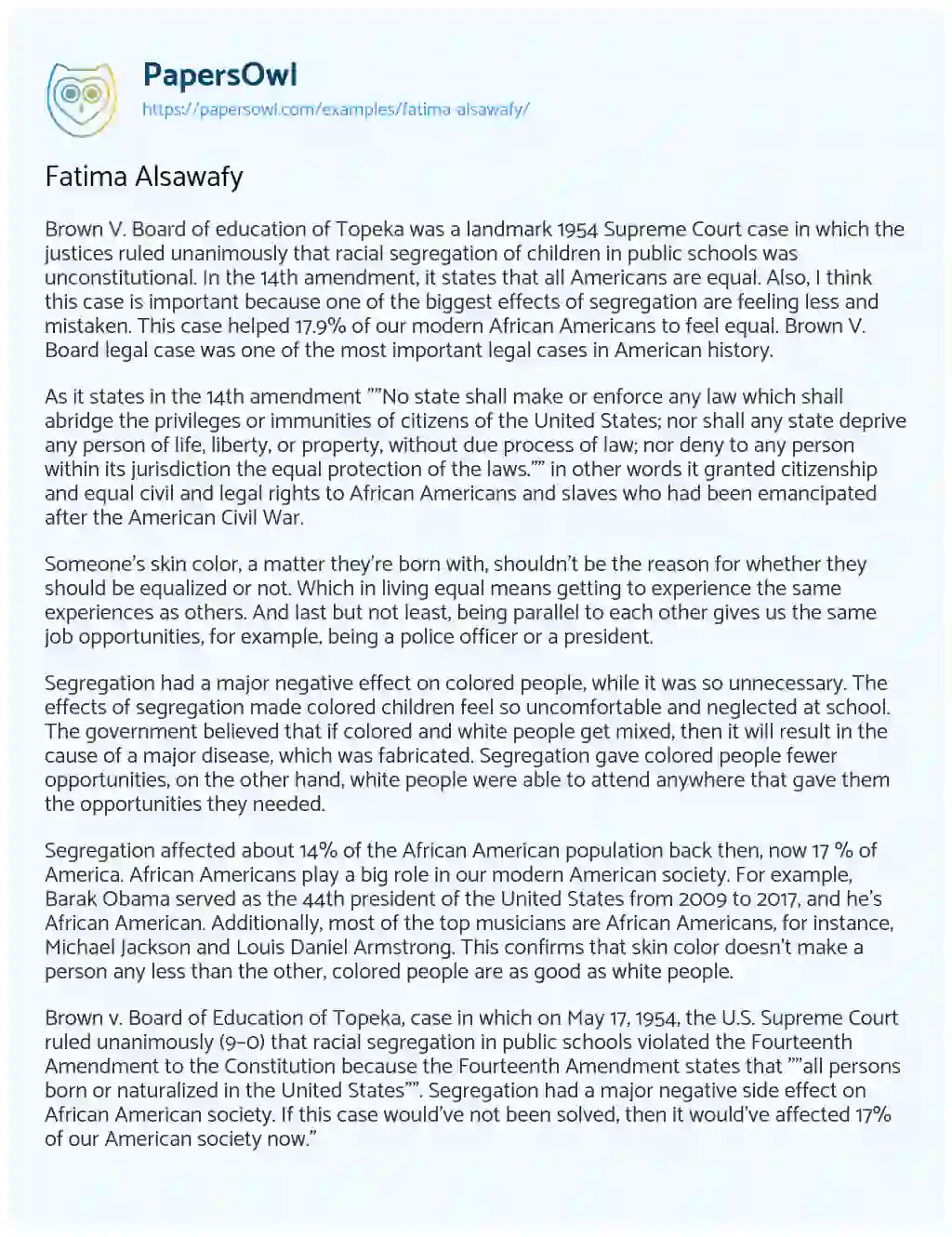 Fatima Alsawafy essay