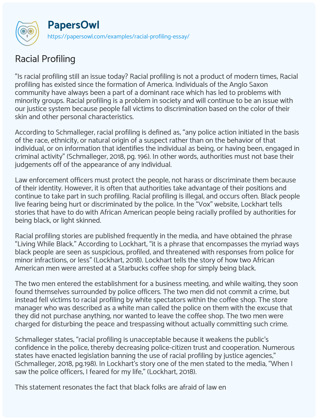 racial-profiling-free-essay-example-611-words-papersowl