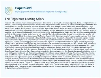 Essay on The Expansive Role of Nurses: Beyond the Hospital Walls