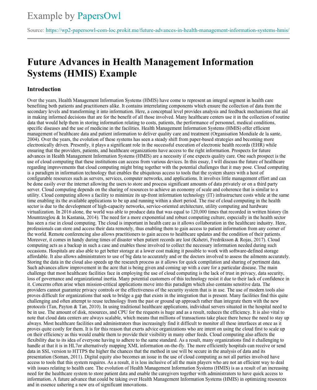 What is health management information system image