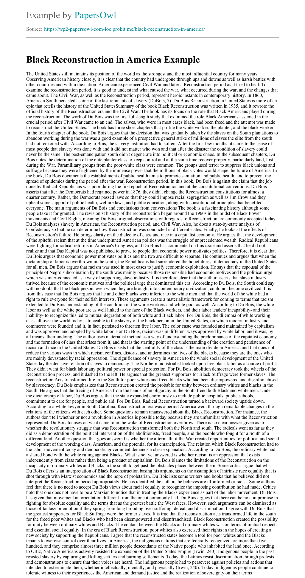 Reconstruction era timeline picture