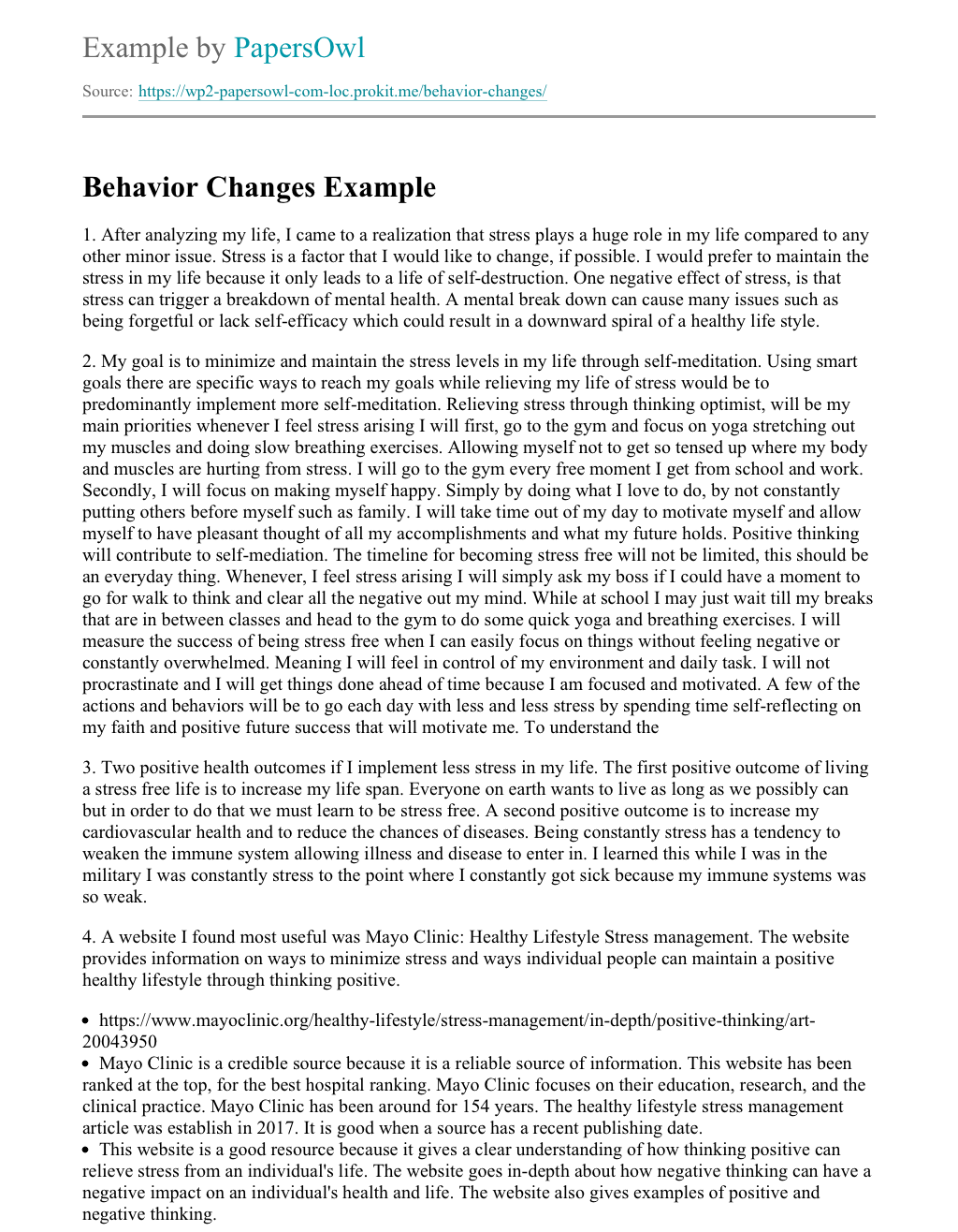 essay on good behaviour