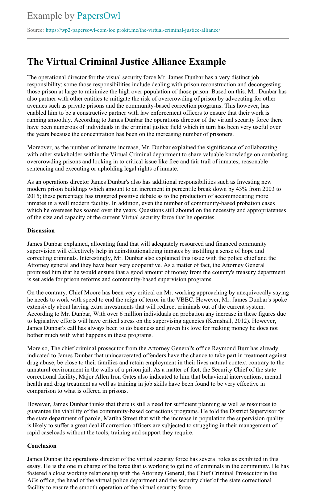 The offense principle essay example image