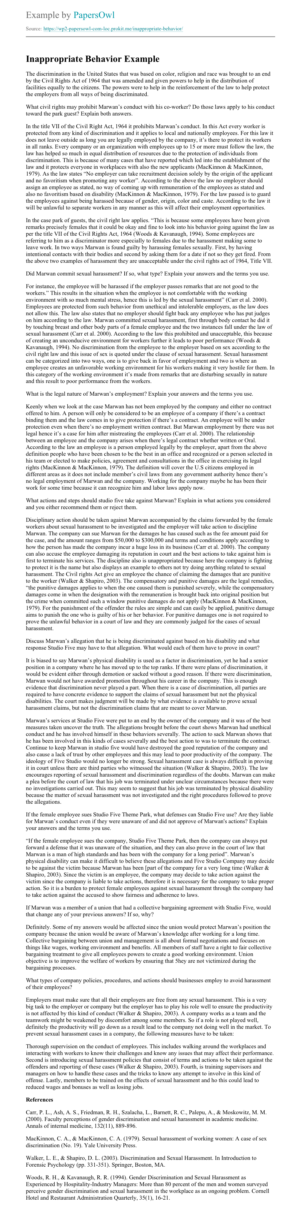 Behavior essays for students to write image