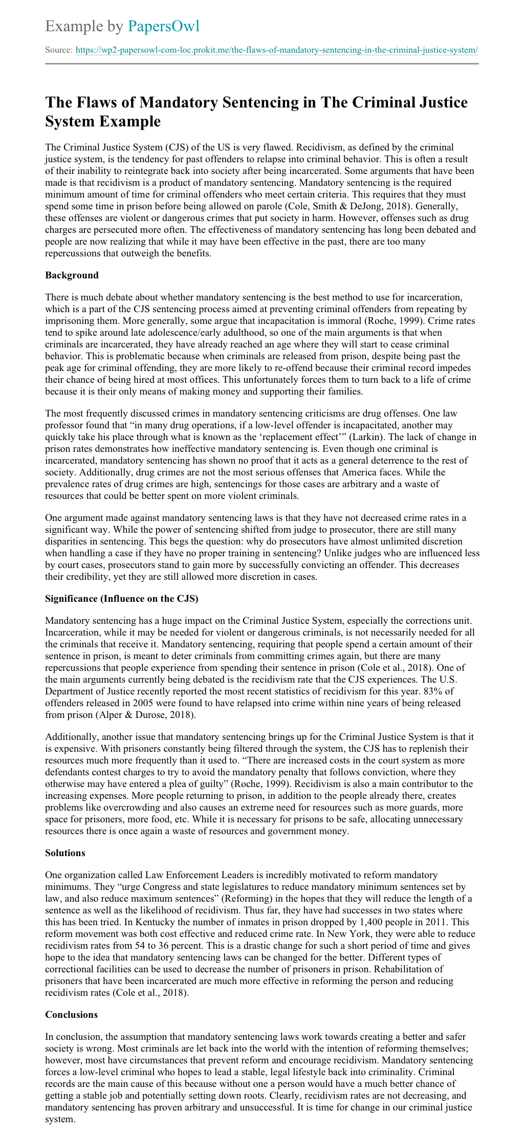 Presumptive sentencing image