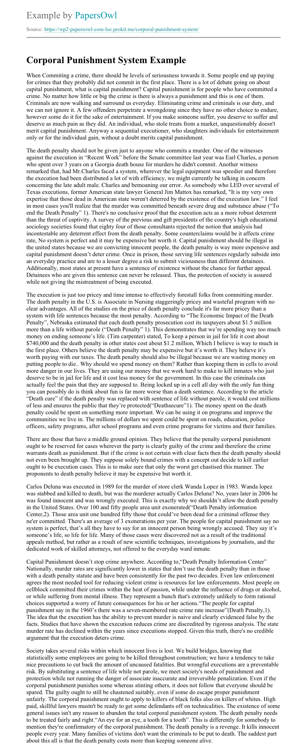 corporal punishment dissertation