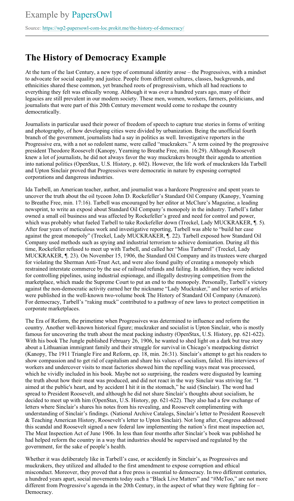 essay democracy