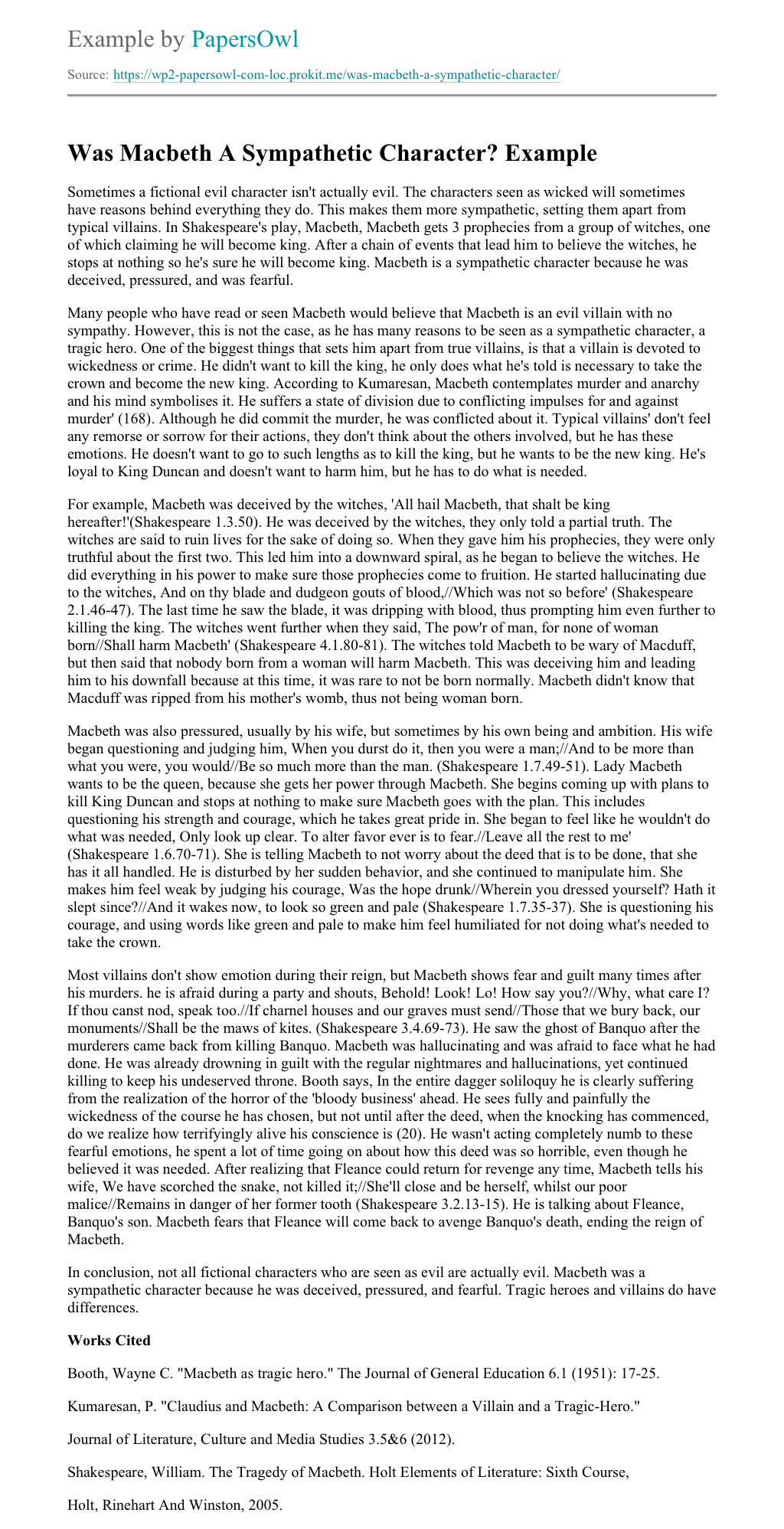 Characteristics of sympathy image