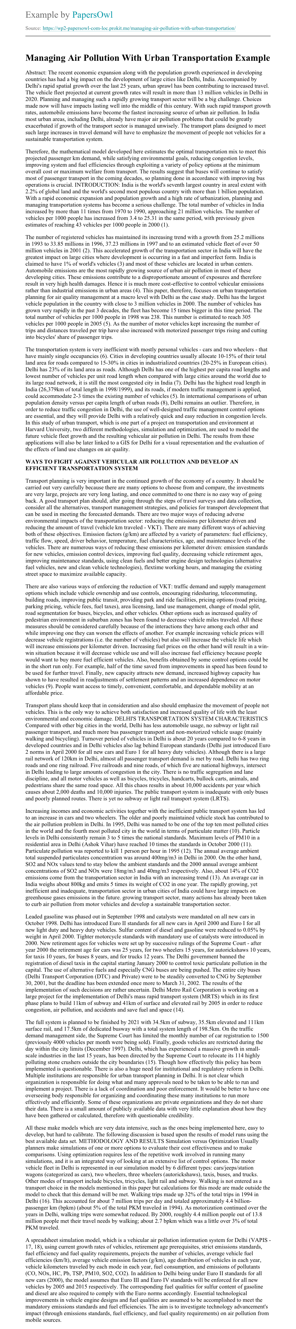 Causes of air pollution image