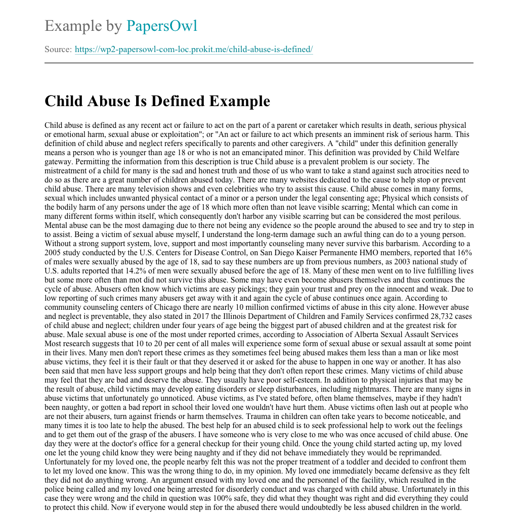 Does Child Abuse Cause Crime? | NBER child abuse papers