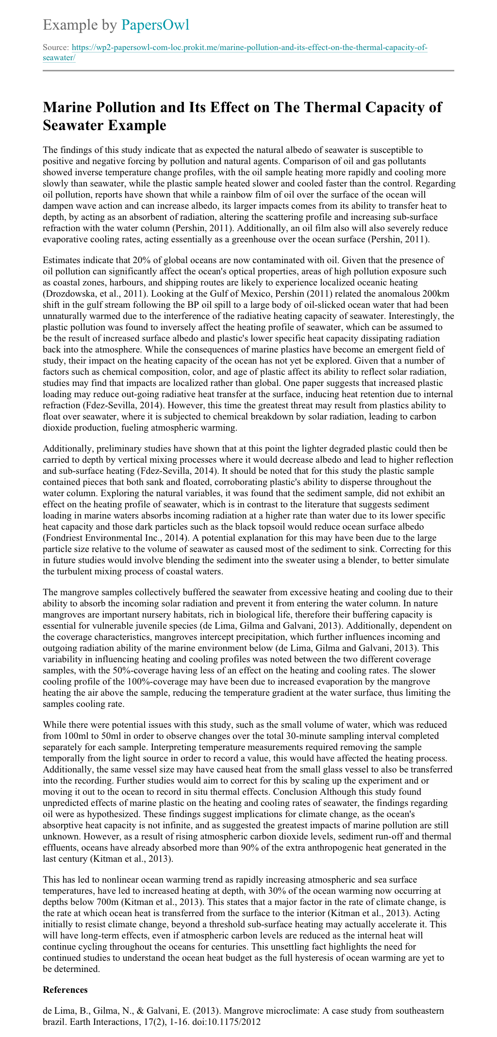 Environmental problem essay