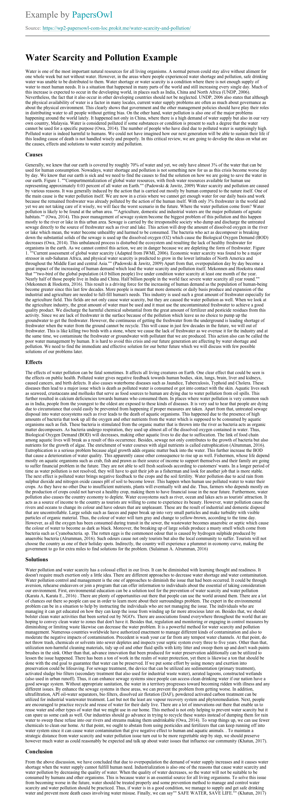 Short and Long Essay on Water Scarcity for Students essay on scarcity of water