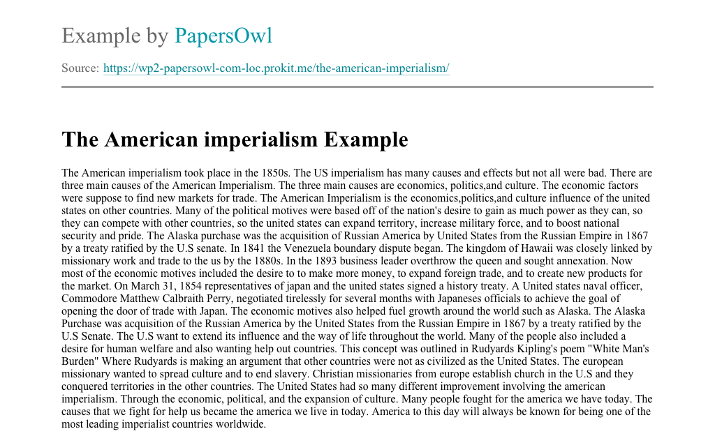 new imperialism essay