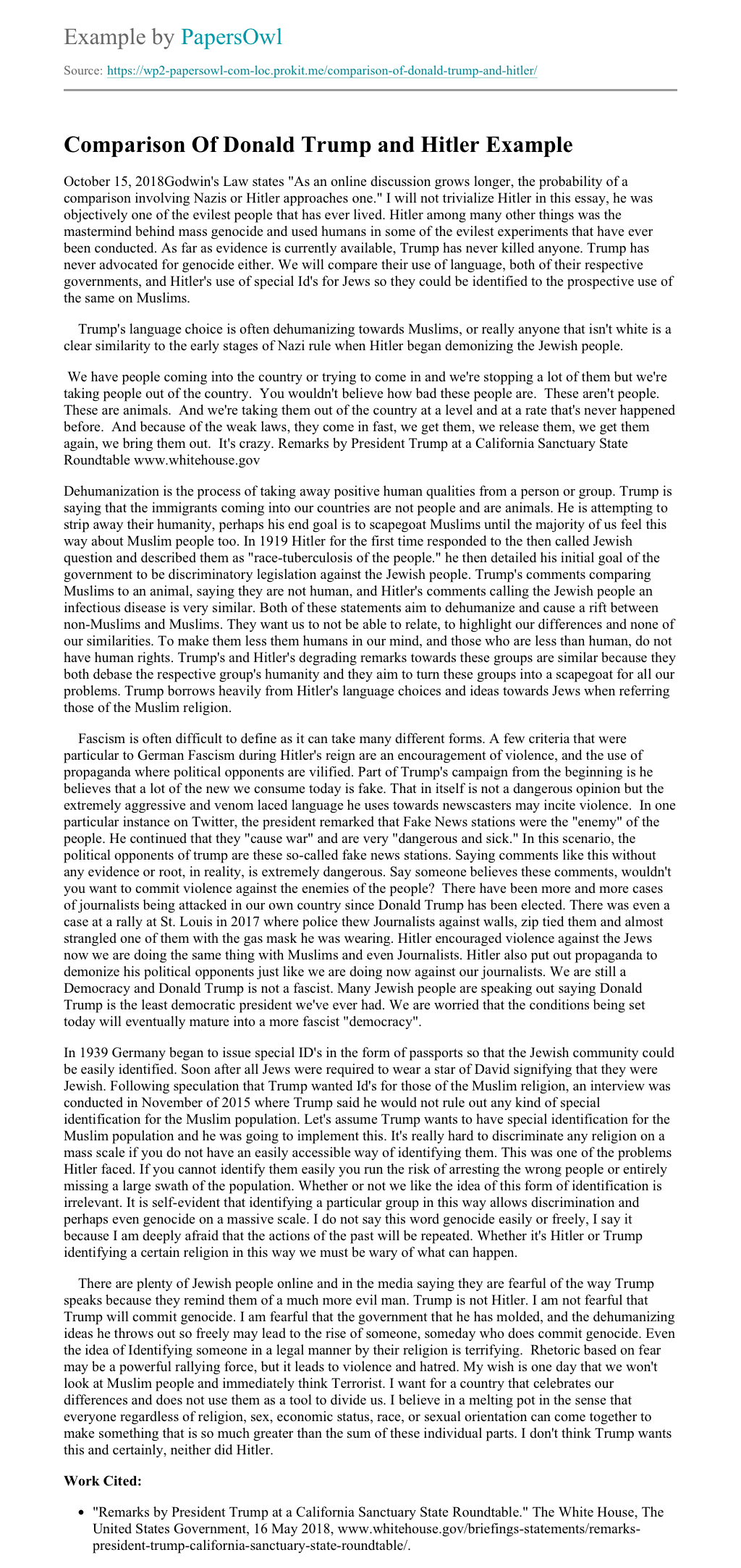 Write my professional academic essay on donald trump image