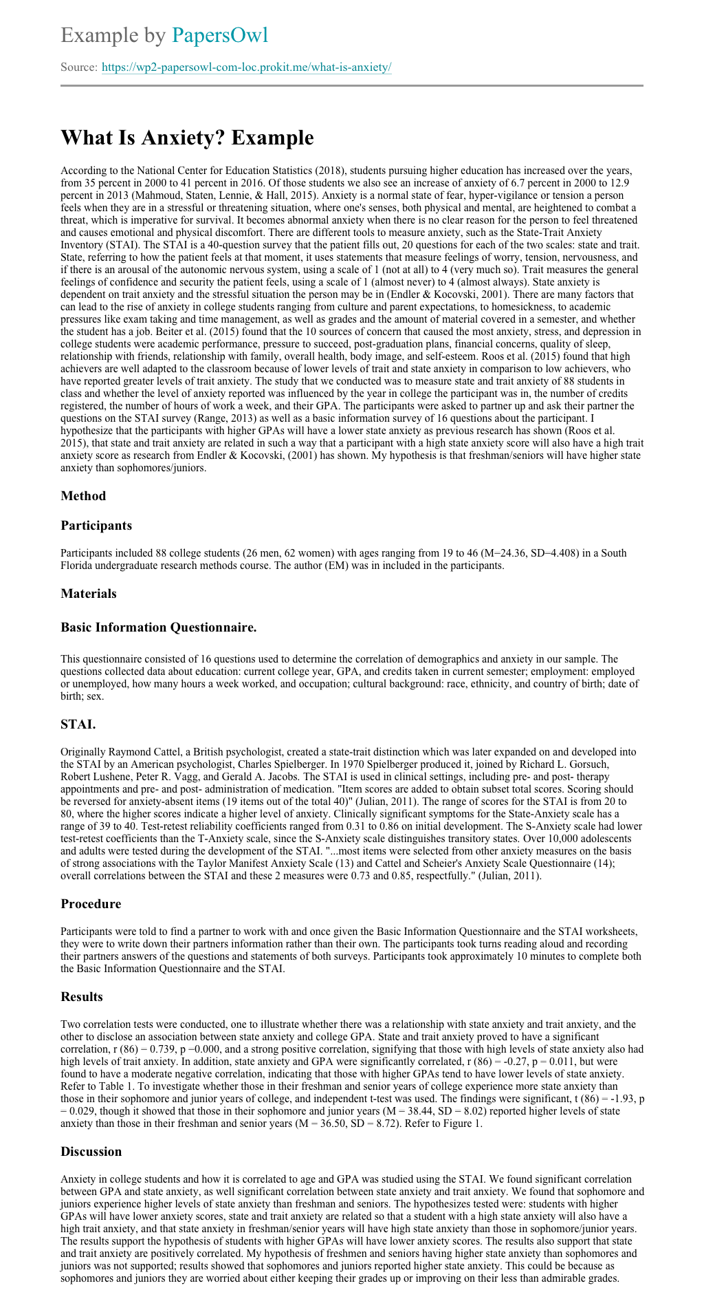 Anxiety over thesis picture