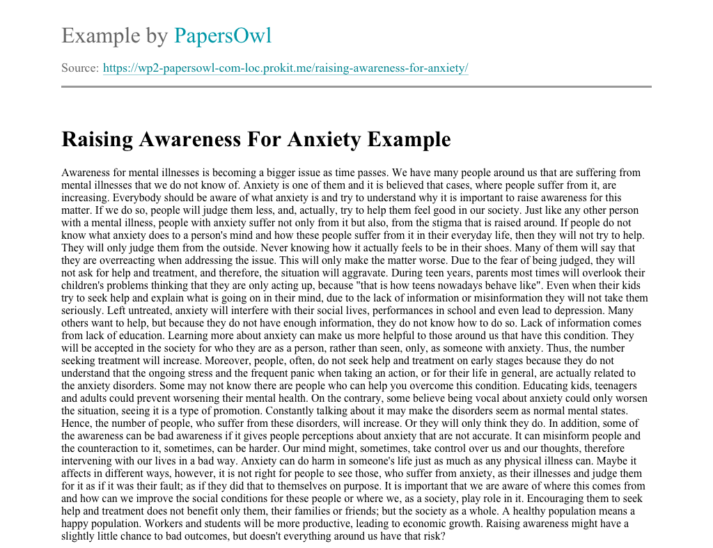 Environmental awareness campaign essay image