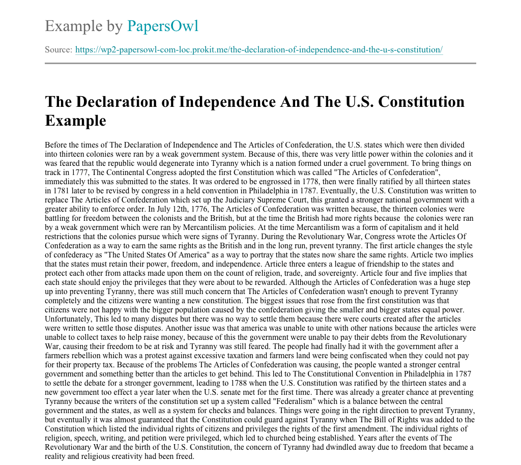 Declaration of Independence Essay Examples - Argumentative Topics for Research Papers declaration of independence essay