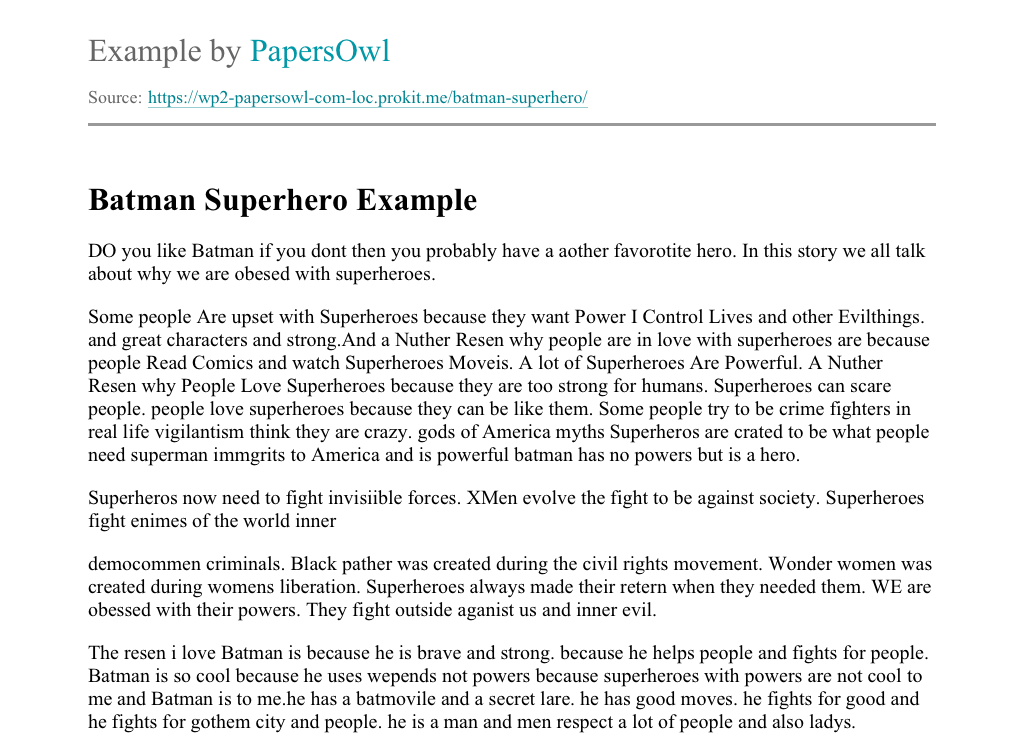 The plot of batman essay image