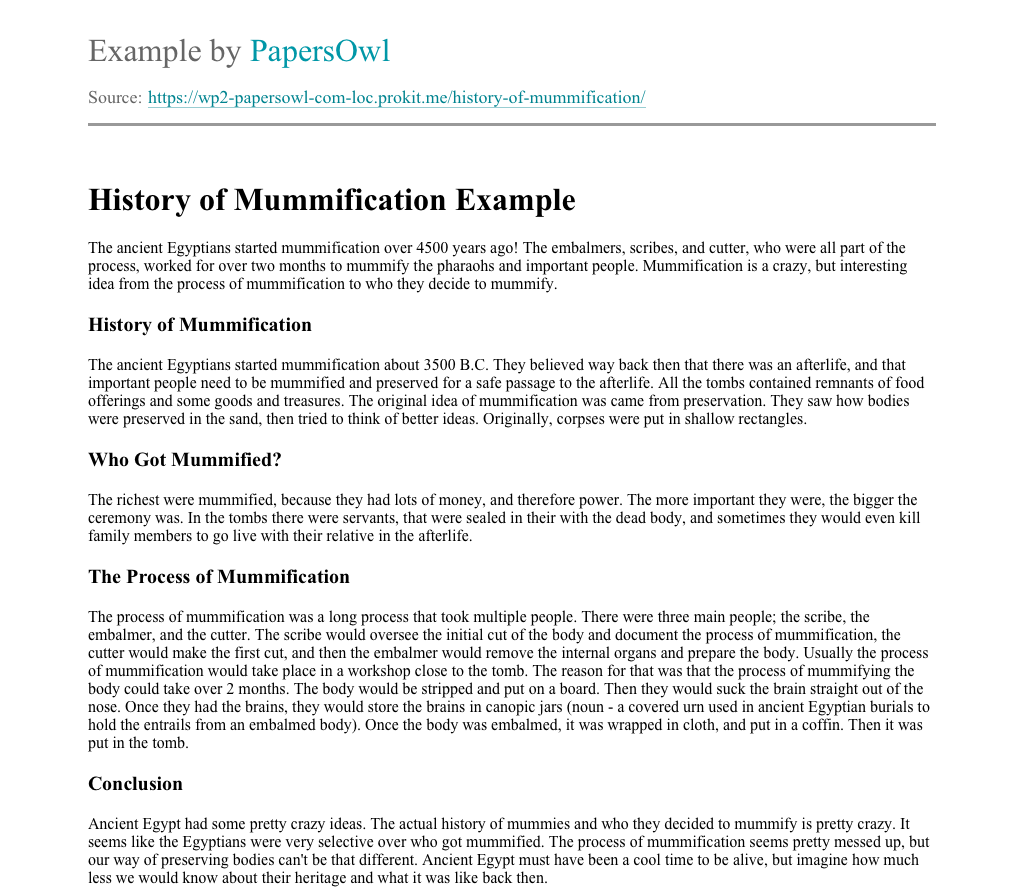 Facts about egypt picture