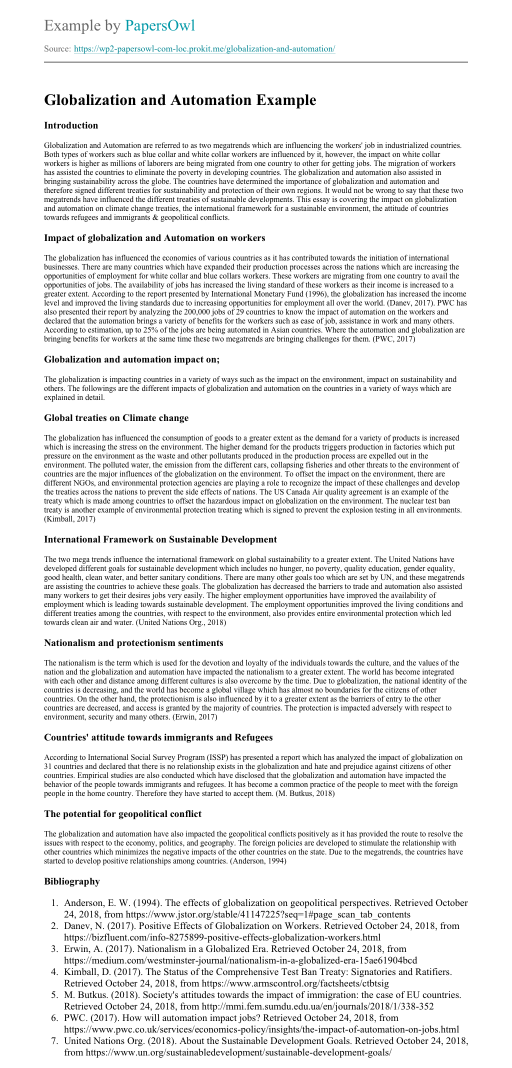 Globalization 6 essay picture