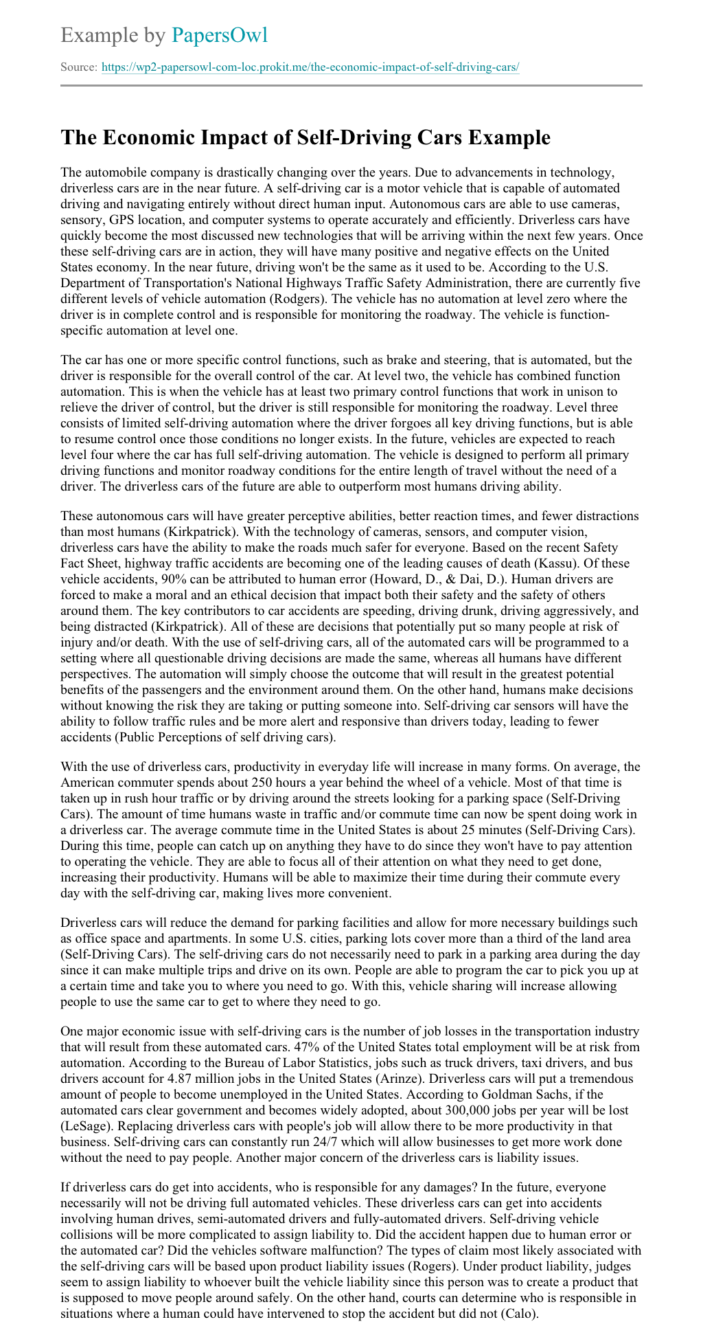 Essay economy driving picture