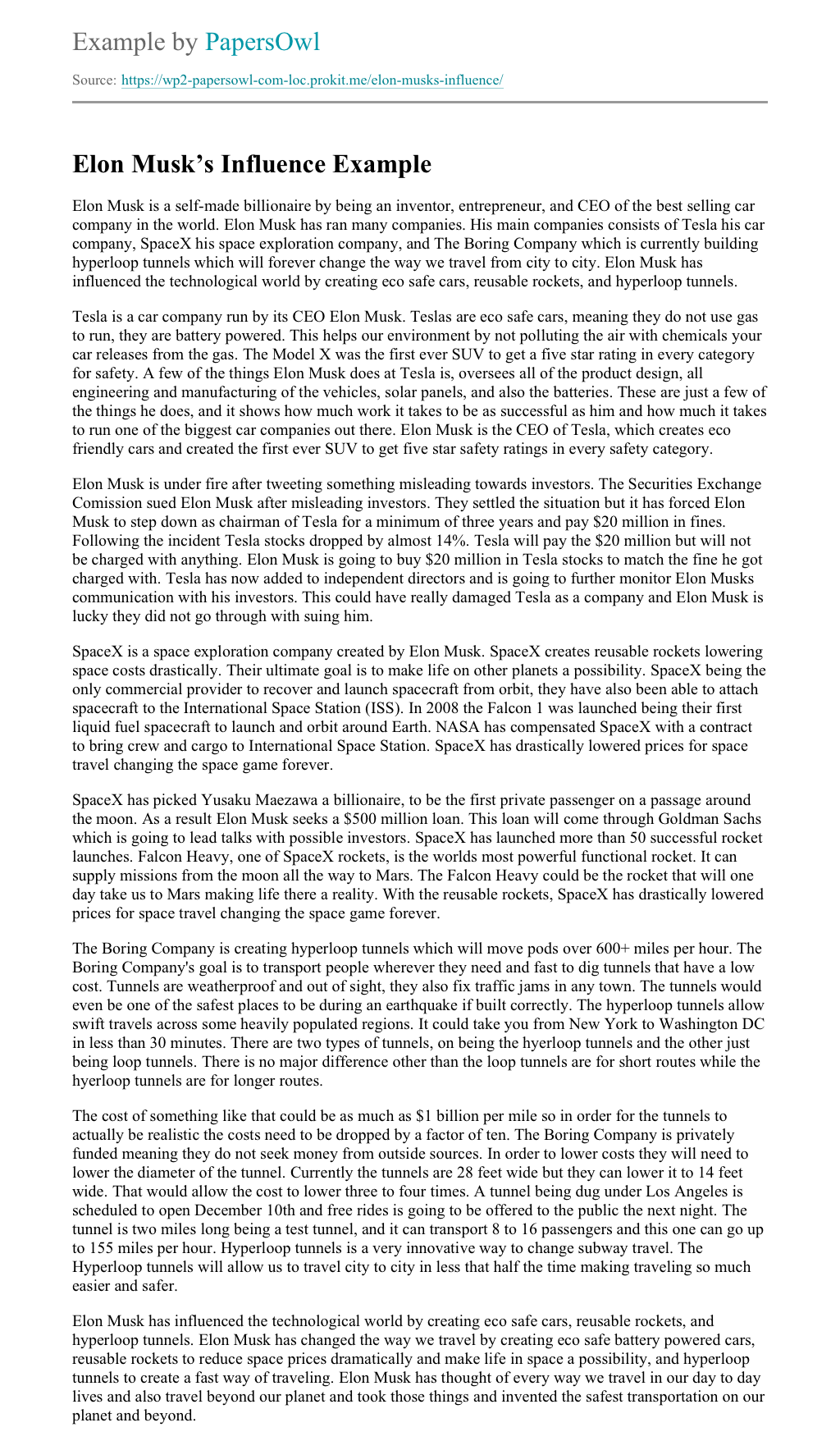 Elon acceptance rate picture