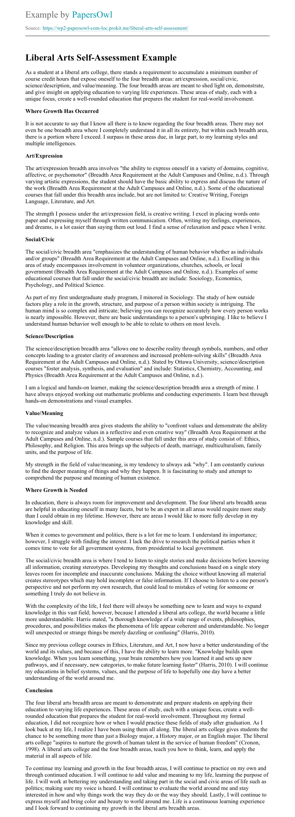 Definition of the liberal arts picture