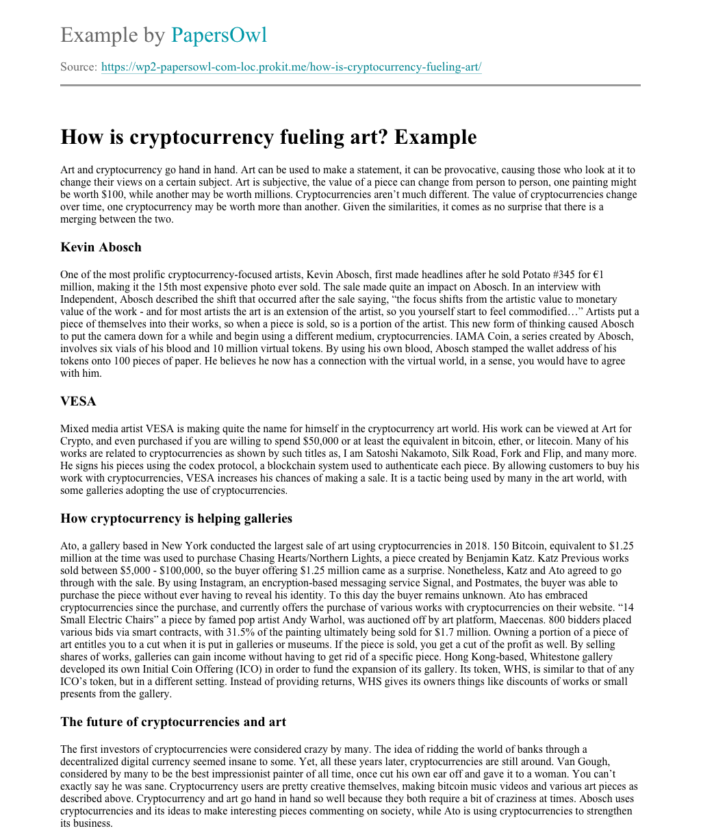 Introduction to cryptocurrency essay picture