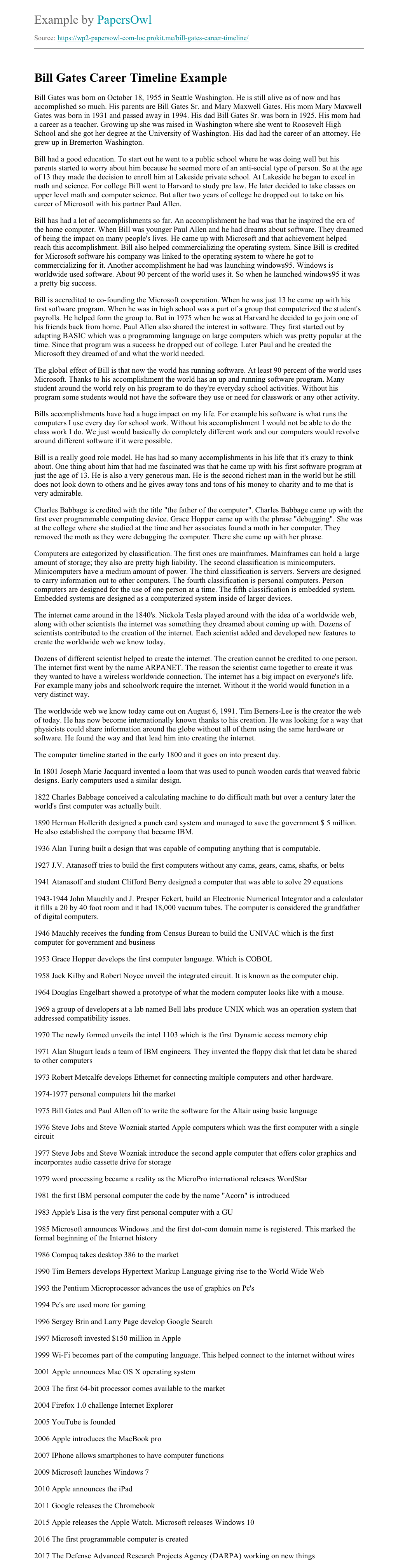 Bill gates essays picture