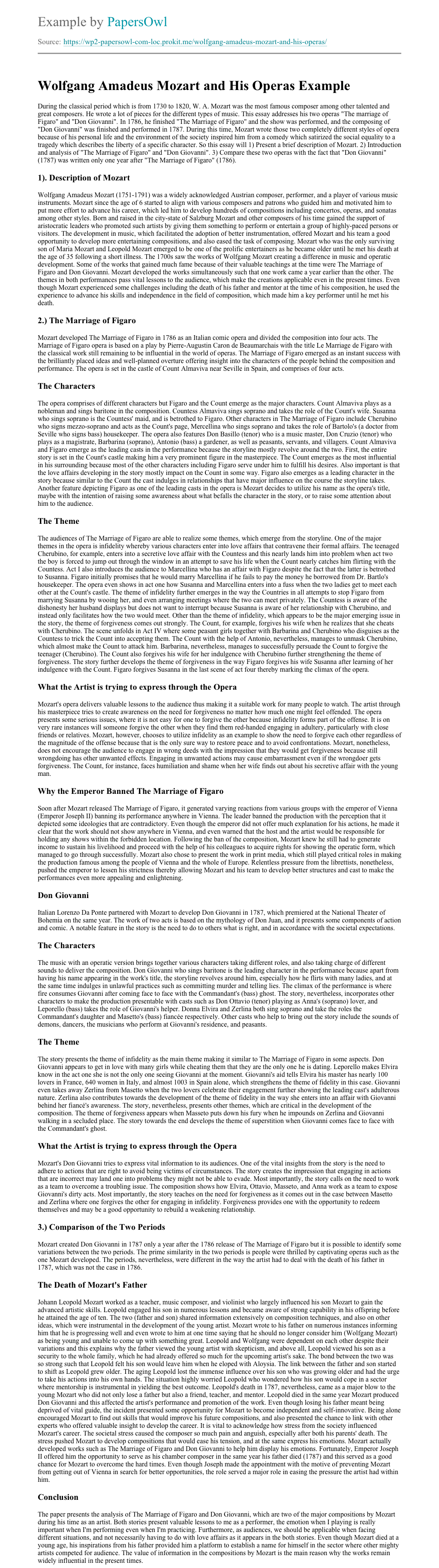 Research Paper on Mozart Effect – Free Essays, Research Papers, Dissertations and Writing Tips