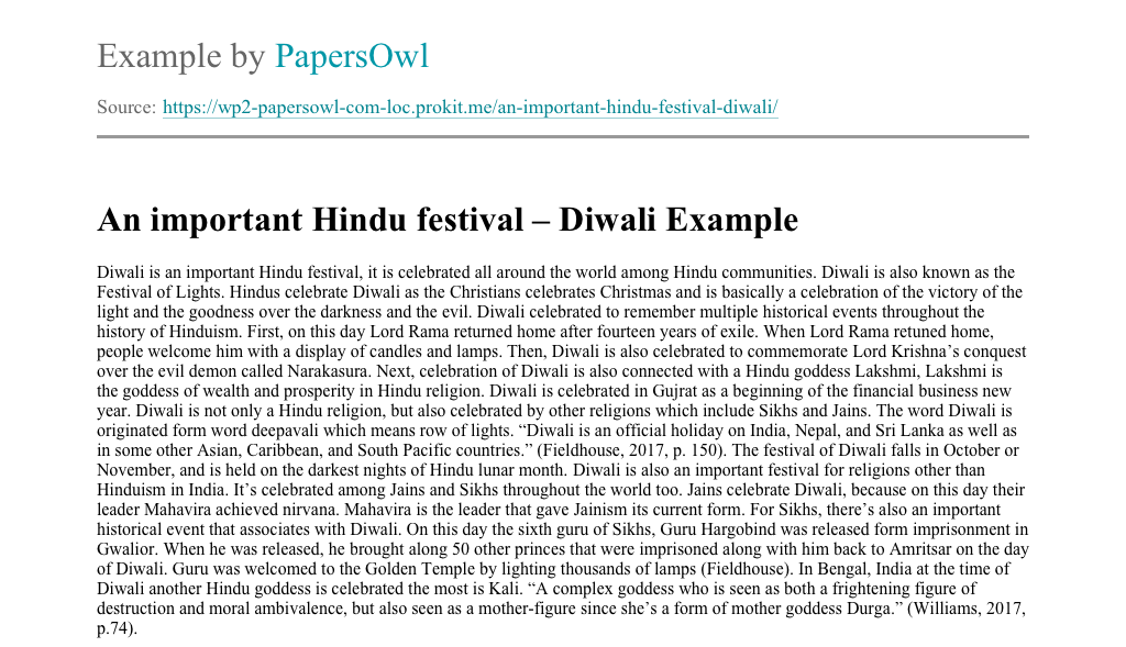 essay on hindu