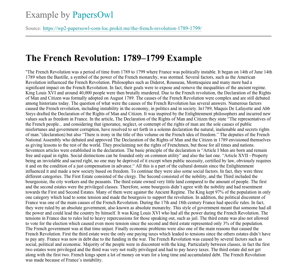 women's rights in the french revolution essay