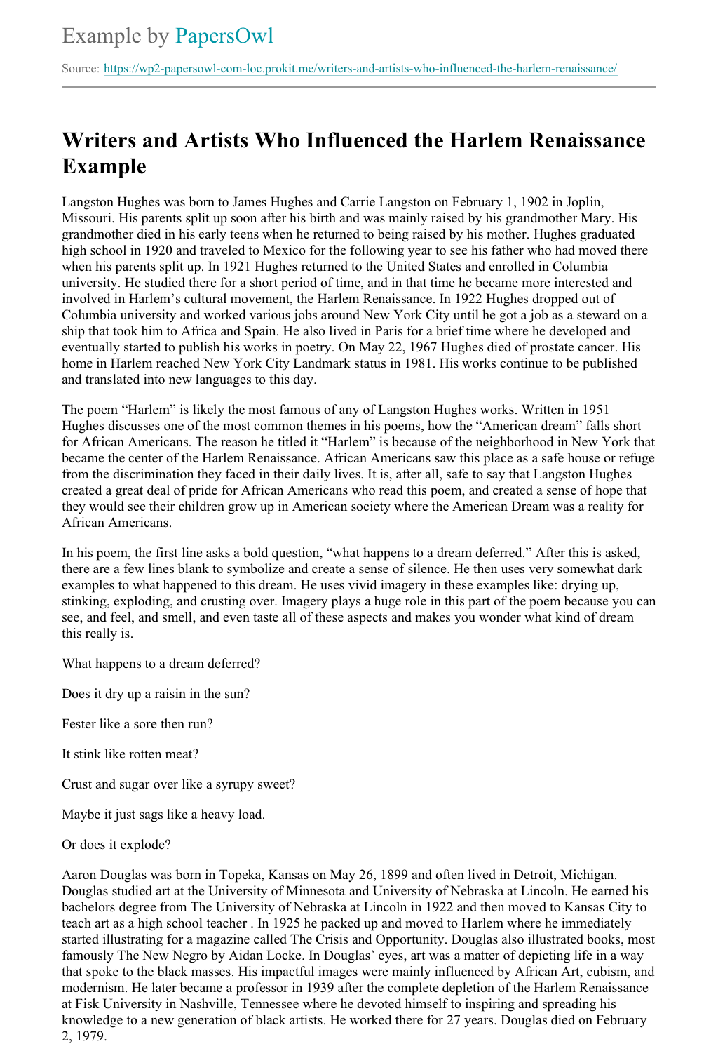 Harlem renaissance quiz image