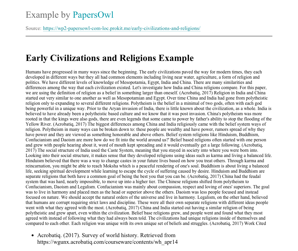 The importance of religion essay image