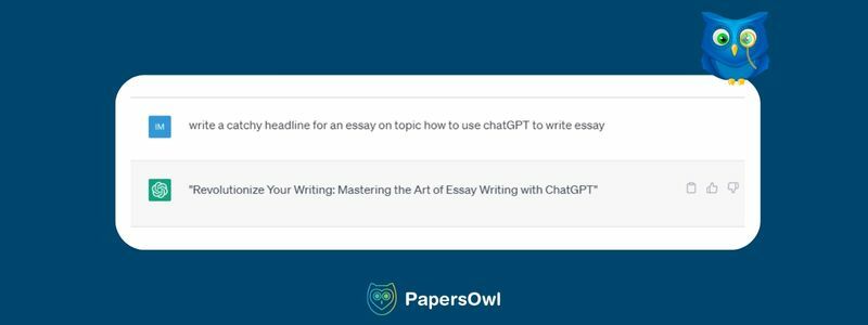 chatgpt written essay title