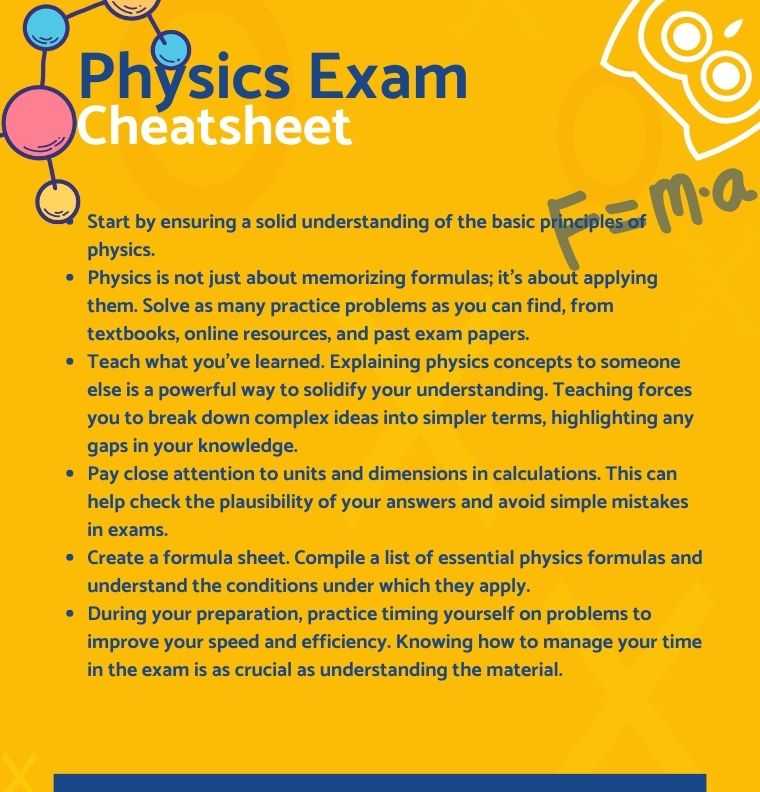 study to physics exam