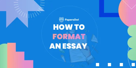 Illustration of essay formatting process with PapersOwl guide