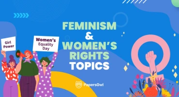 Group of people holding signs advocating for women's rights and feminism.