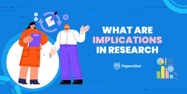 Explanation of what are implications in research studies