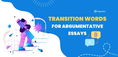 Useful transition words for writing argumentative essays