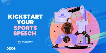 Inspiration for creating impactful sports speeches, featuring athletes and dynamic visuals.