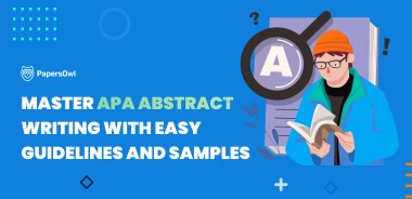APA abstract writing examples and guidelines for students