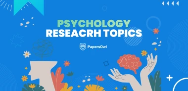 Exploring psychology research topics with brain illustrations and ideas