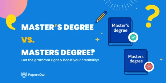 Master’s degree vs masters degree grammar difference explained