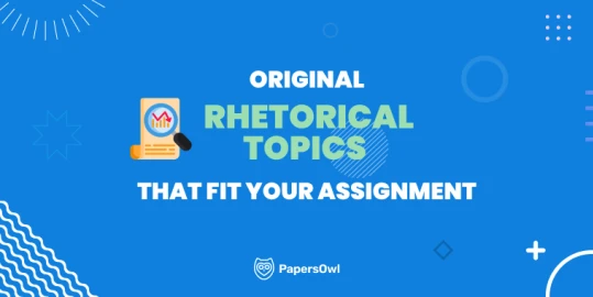 A student analyzing rhetorical analysis essay topics with charts and ideas on a whiteboard.