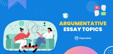 Students brainstorming argumentative essay topics in a discussion setting.