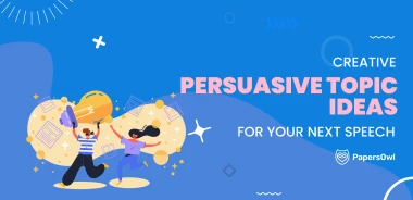 Two people passionately presenting persuasive speech ideas with a microphone and documents.