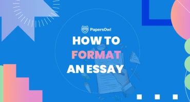 Illustration of essay formatting process with PapersOwl guide